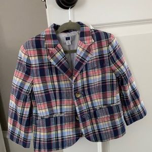 Jane and jack plaid blazer